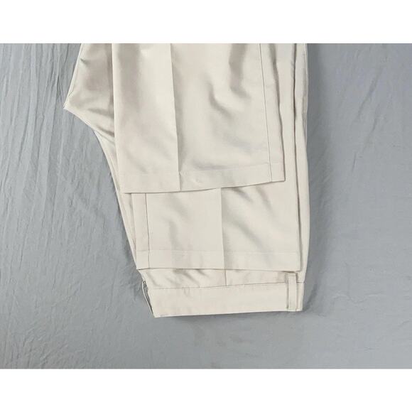 Adidas Climalite Lightweight Flat Front Microfiber Golf Pants. 3-Stripe, 36X34. - Picture 3 of 10